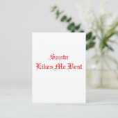 Carte Postale Père Noël (Debout devant)