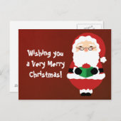 Carte postale Père Noël (Devant / Derrière)