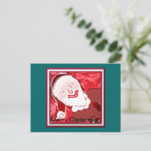 Carte postale père Noël (Debout devant)