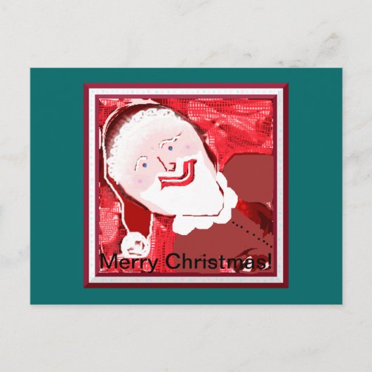 Carte postale père Noël (Devant)