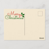 Carte postale père Noël (Dos)