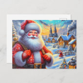 Carte Postale Père Noël 02 (Devant / Derrière)