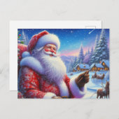 Carte Postale Père Noël 05 (Devant / Derrière)