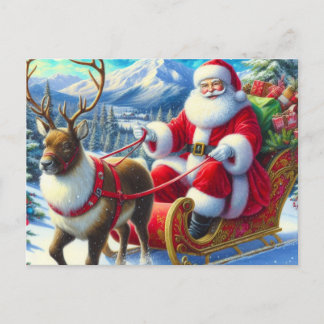 Carte Postale Père Noël 08