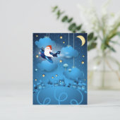 Carte Postale Père Noël arrive (Debout devant)