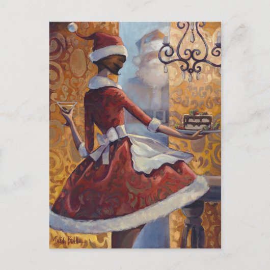 Carte Postale père Noël Baby (Devant)