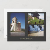 Carte Postale Père Noël Barbara (Devant / Derrière)