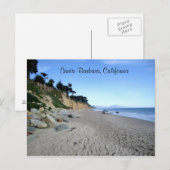 Carte postale père Noël Barbara Beach (Devant / Derrière)