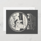 CARTE POSTALE PÈRE NOËL BARBARA CALIFORNIE (Devant / Derrière)