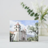 Carte Postale père Noël Barbara Mission Watercolor (Debout devant)