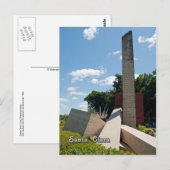 Carte Postale Père Noël Clara, Cuba - Pierre du mémorial de Che (Devant / Derrière)