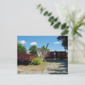 Carte Postale père Noël Clara - Cuba. Train déraillé 5 (Debout devant)