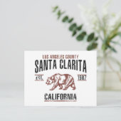 Carte Postale Père Noël Clarita (Debout devant)