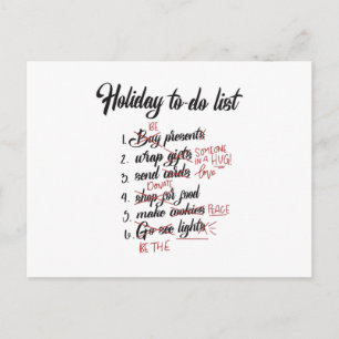 Carte Postale Père Noël Cool Noël Geek de Noël Funny Idée cadeau