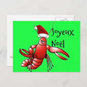 Carte Postale Père Noël Crawdad (Père Noël Craws) (Devant / Derrière)