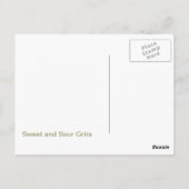 Carte Postale Père Noël Crawdad (Père Noël Craws) (Dos)