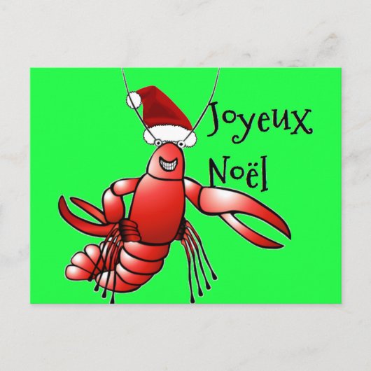 Carte Postale Père Noël Crawdad (Père Noël Craws) (Devant)