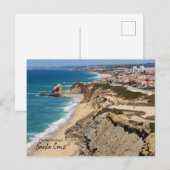 Carte Postale Père Noël Cruz Beach Portugal (Devant / Derrière)