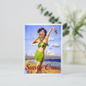 Carte Postale père Noël Cruz Californie (Debout devant)