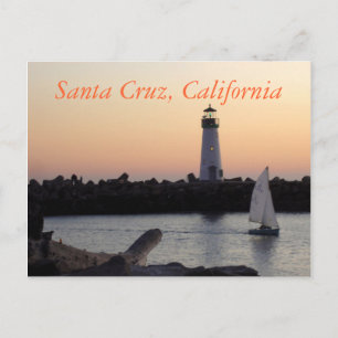 Carte Postale Père Noël Cruz Harbour California Travel