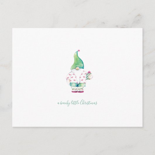 Carte postale Père Noël de Noël Watercolor (Devant)