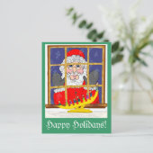 Carte postale Père Noël de Pékin (Debout devant)