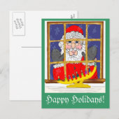 Carte postale Père Noël de Pékin (Devant / Derrière)
