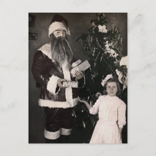 Carte postale Père Noël déplaisante