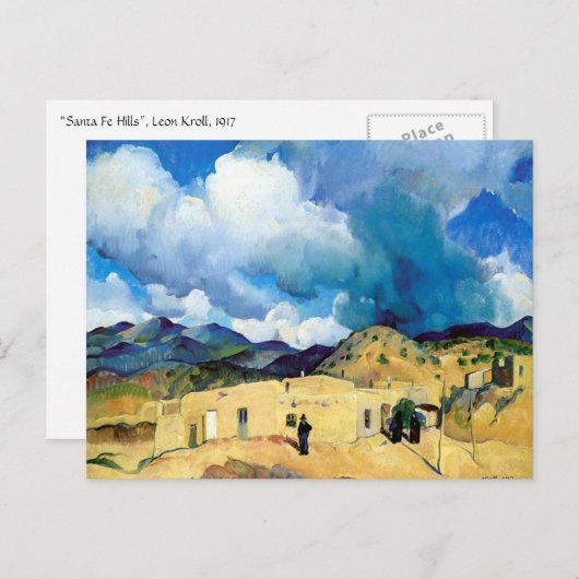 Carte Postale père Noël Fe Hills (Devant / Derrière)