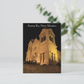 Carte postale père Noël Fe NM (Debout devant)