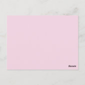 Carte postale père Noël heureuse (Dos)