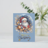 Carte Postale Père Noël Joyeux Noël (Debout devant)