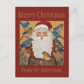 Carte postale père Noël Joyeux Noël (Devant)