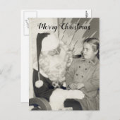 Carte postale père Noël Lap Christmas (Devant / Derrière)