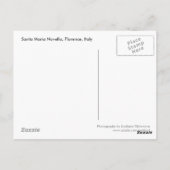 Carte postale père Noël Maria Novella (Dos)