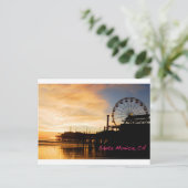 Carte Postale Père Noël Monica Californie (Debout devant)