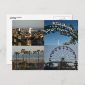 Carte postale père Noël Monica Collage (Devant / Derrière)