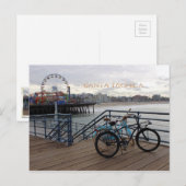 Carte postale père Noël Monica Morning ! (Devant / Derrière)