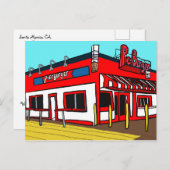 Carte Postale Père Noël Monica Pier (Devant / Derrière)