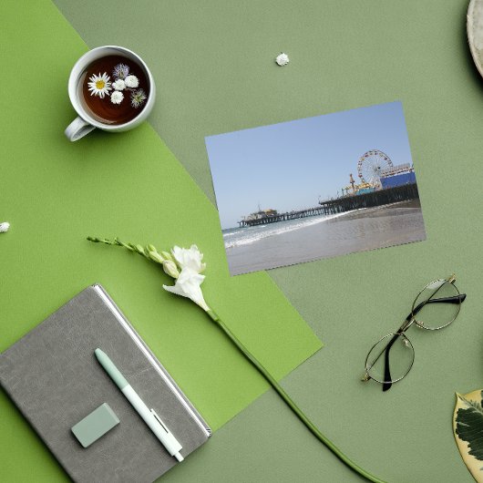 Carte Postale Père Noël Monica Pier