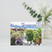 Carte postale père Noël MONICA PIER (Debout devant)