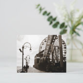 Carte Postale Père Noël Monica Pier (Debout devant)