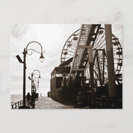 Carte Postale Père Noël Monica Pier (Devant)