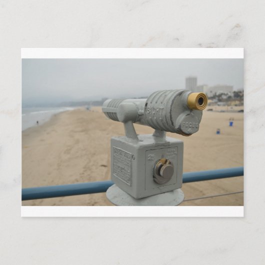 Carte Postale père Noël Monica Pier (Devant)