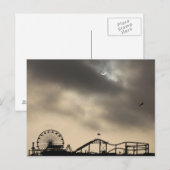 Carte Postale père Noël Monica Solar Eclipse (Devant / Derrière)