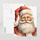 Carte Postale Père Noël Noël Retro (Devant / Derrière)