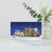 Carte postale Père Noël North Pôle Nord (Debout devant)