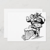 Carte Postale Père Noël personnalisable (Devant / Derrière)