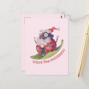 Carte Postale Père Noël Profitez des Fêtes