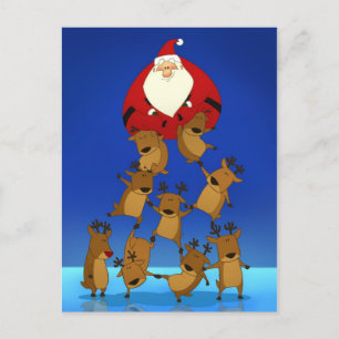 Carte postale père Noël Pyramid